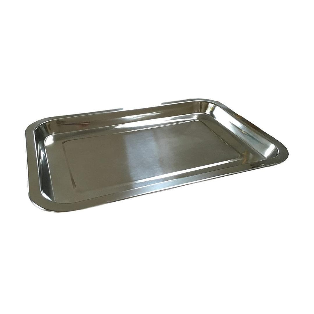 Bandeja Acero Lisa Mediana - 26x19x2 cm 1