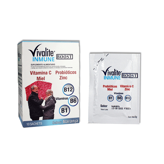Vivalite Inmune Boost (10 Unidades) Pack x120 sobres