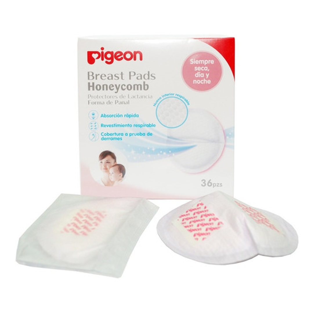 16395 - Absorbente de Leche Honeycomb Pigeon 36 Pcs 1