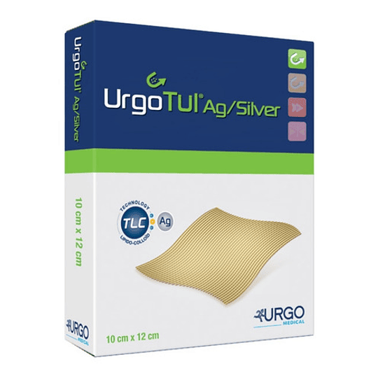 Apósito Interfase Plata Urgo Tul Ag/Silver — 10x12 cm — URGO — 508393 