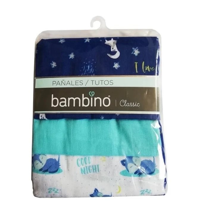 Tutitos Celestes - Pañal Bambino para Bebé Niño - 3 unidades 1