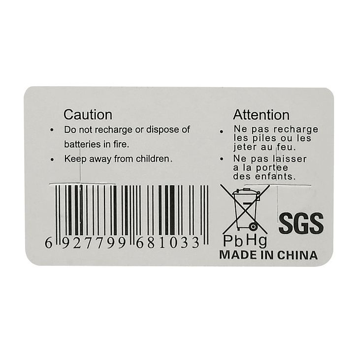 Pila Tianqiu AG3/392A – LR-41 2