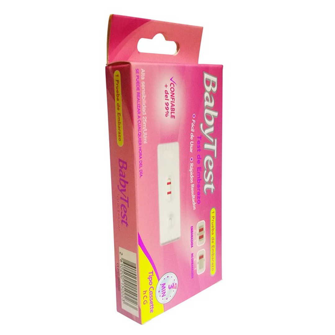 Babytest Test de Embarazo Tipo Cassete HCG 3