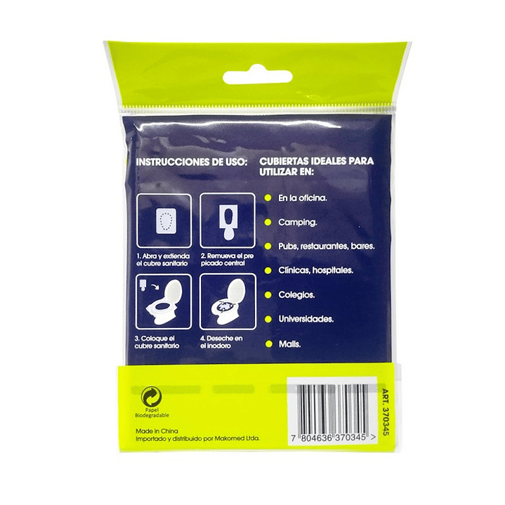 370345 - SaneHeal Classic Cubre Sanitario Desechable - 10 Unidades 2