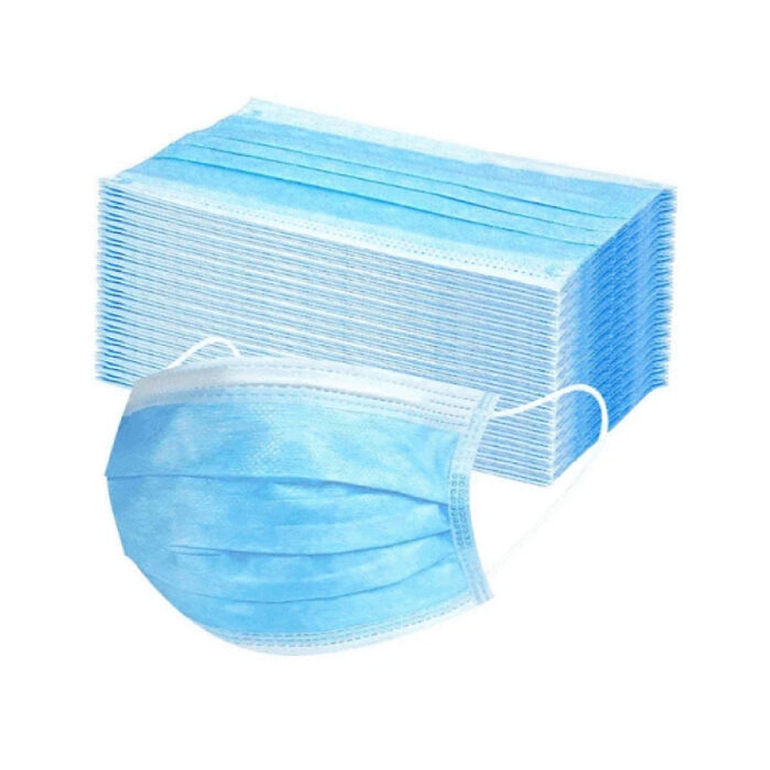 Mascarilla 3 Pliegues con Elásticos – 50 Unidades 1