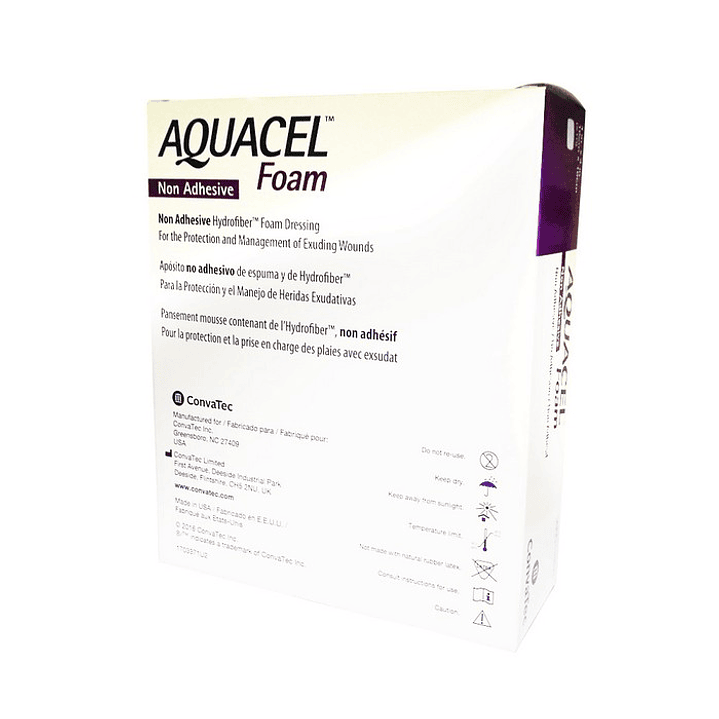 Aposito Espuma Aquacel Foam — 10x10 cm — 420633  4