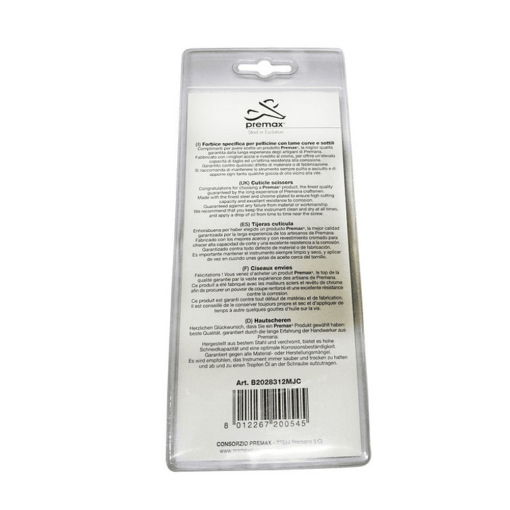 Tijeras Corta Cutícula Premax 2