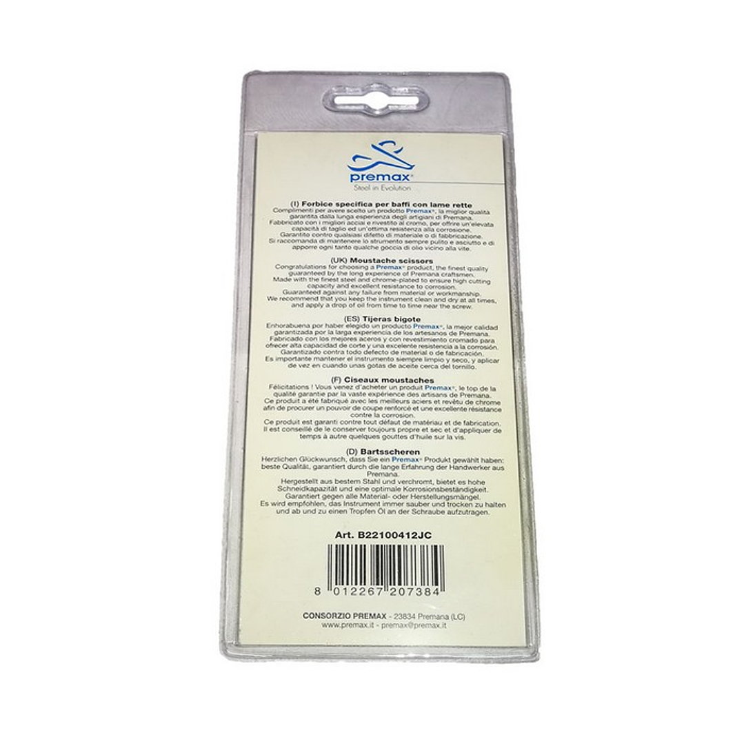 412JC - Tijeras para Bigotes Premax 2