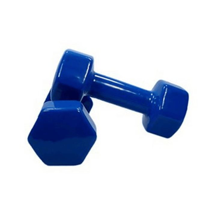 Mancuernas de Fierro Recubiertas 4 Kg c/u 1