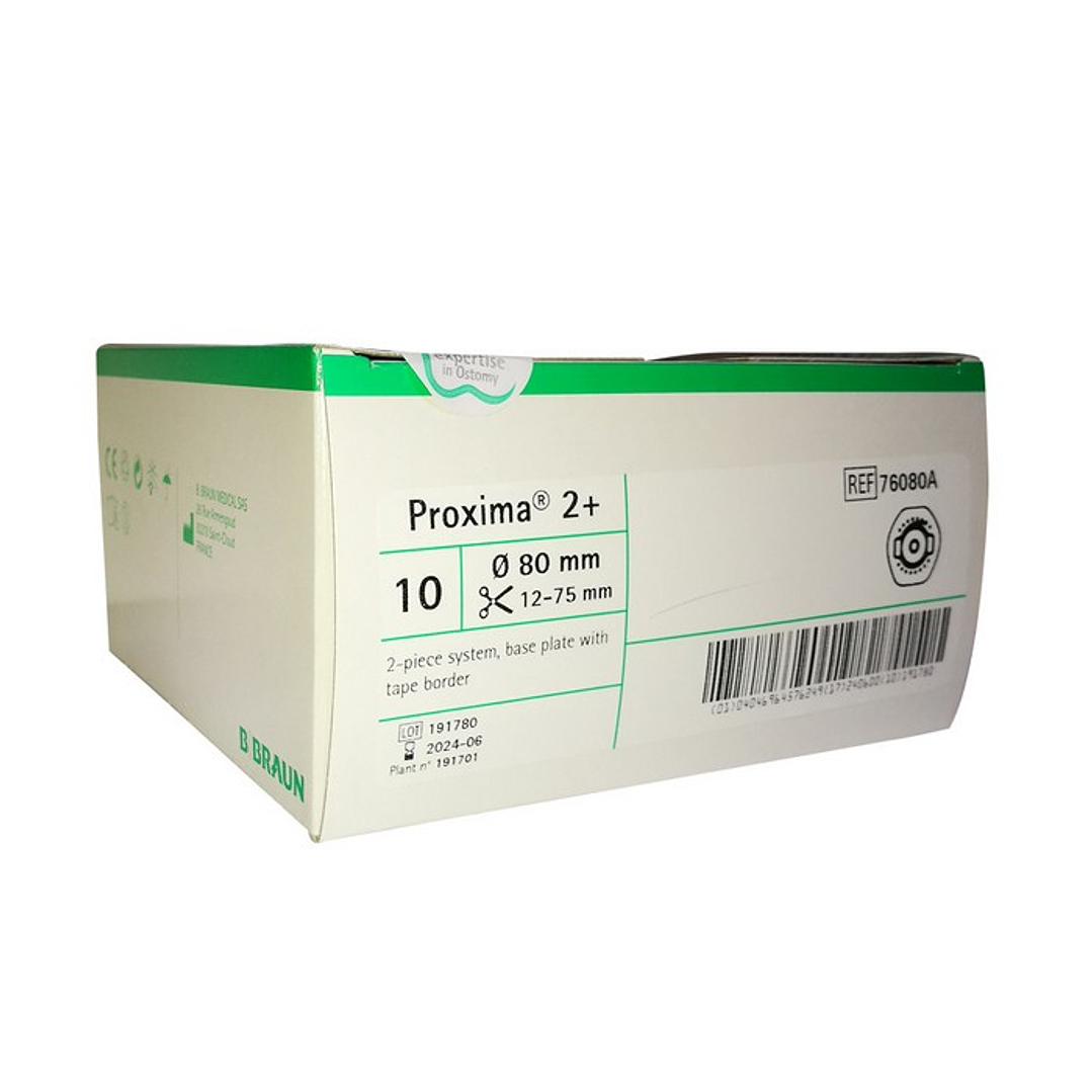  Placa Base Con Borde Proxima 2+ — 80 mm (12-75 MM) — 76080A  4