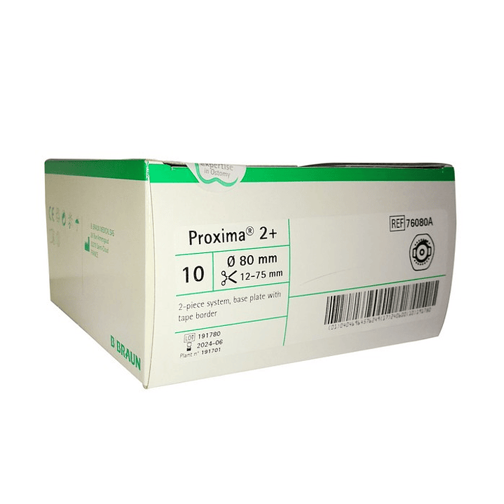  Placa Base Con Borde Proxima 2+ — 80 mm (12-75 MM) — 76080A  4