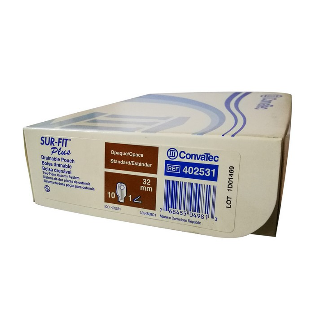 Bolsa Drenable Colostomia SurFit Plus – 32mm – Opaca – 402531  2