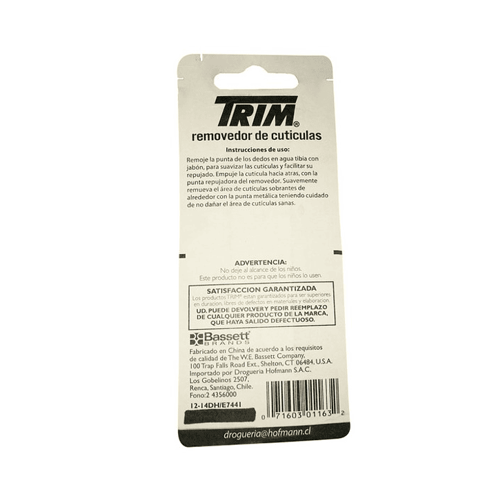 01163 – Removedor de Cutículas - TRIM 3