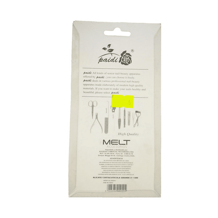 Alicate para Uñas Paidi - Tamaños 2