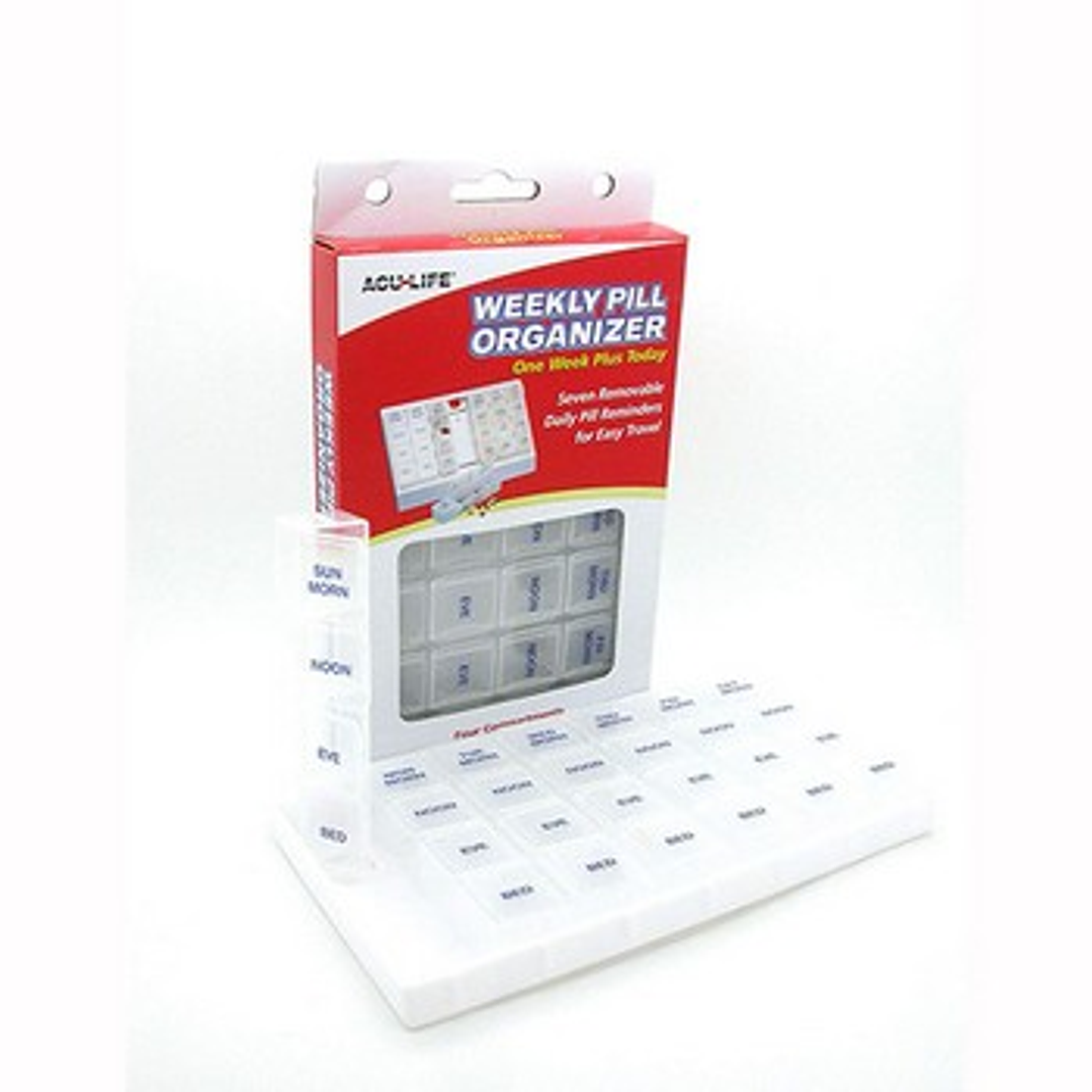 Aculife Pastillero Semanal Ref 128 B/T/W 2