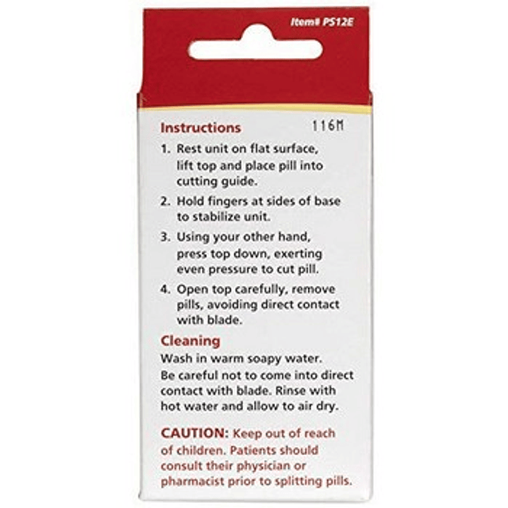 Aculife Pill Splitter Cortador de Pastillas Ref PS12E 4
