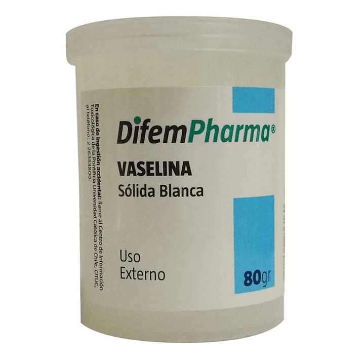 Difempharma Vaselina Sólida Blanca 80grs 3