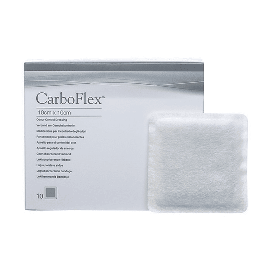 Apósito Control Olor CarboFlex — 10x10 cm. 
