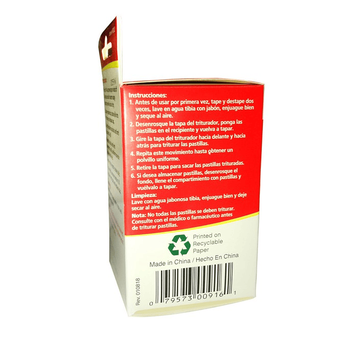 PC12 – Aculife Pill Crusher Container (Trituradora Pastillas) 2