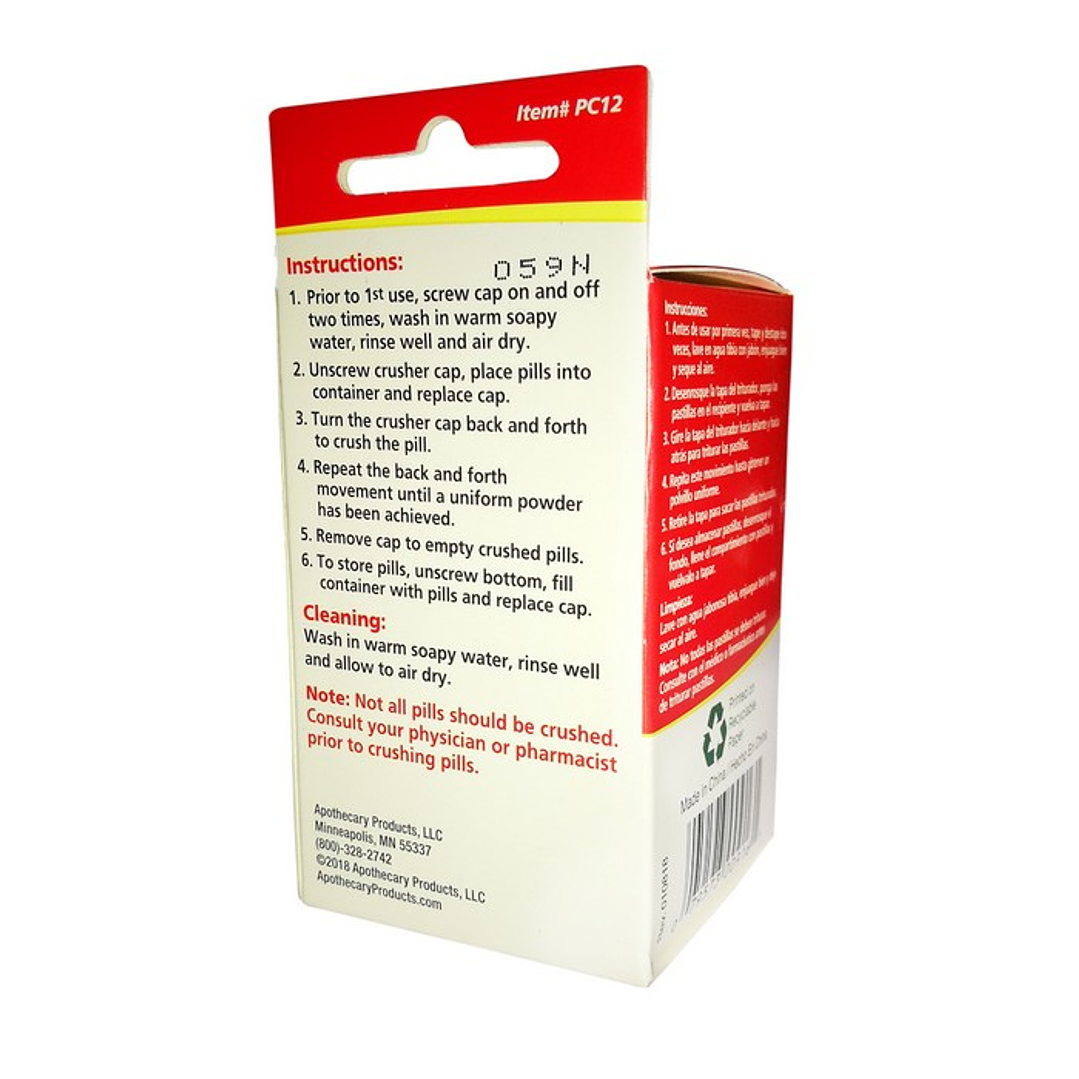 PC12 – Aculife Pill Crusher Container (Trituradora Pastillas) 3