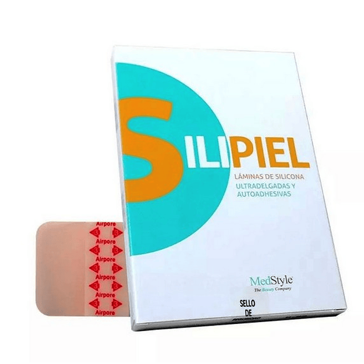 Lámina Silicona Cicatrices SILIPIEL — Medidas — MEDSTYLE 2