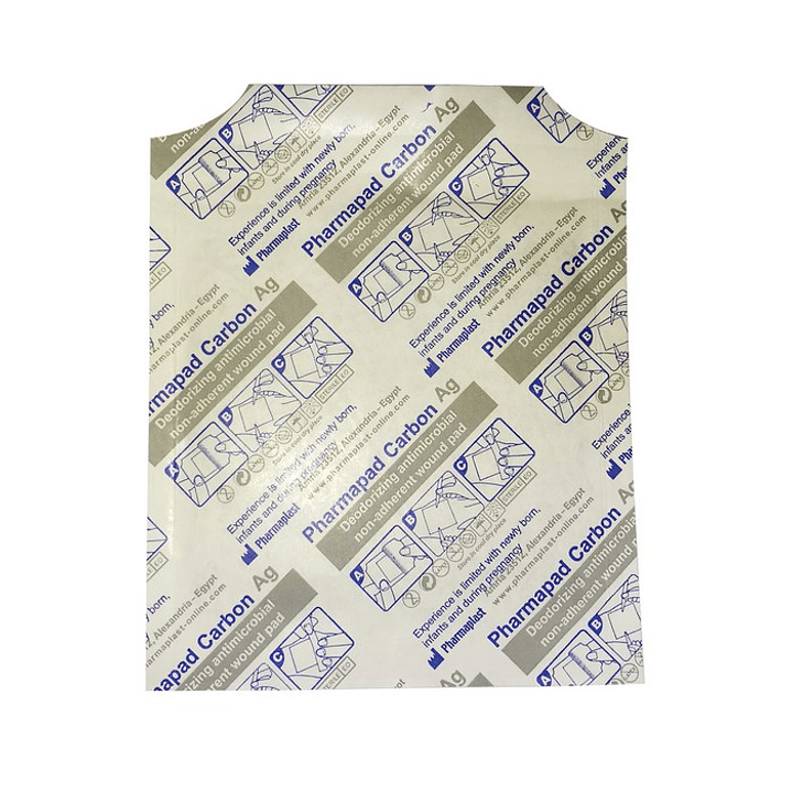 Apósito Antimicrobiano — Pharmapad Carbon Ag — 10 x 10 cm 3