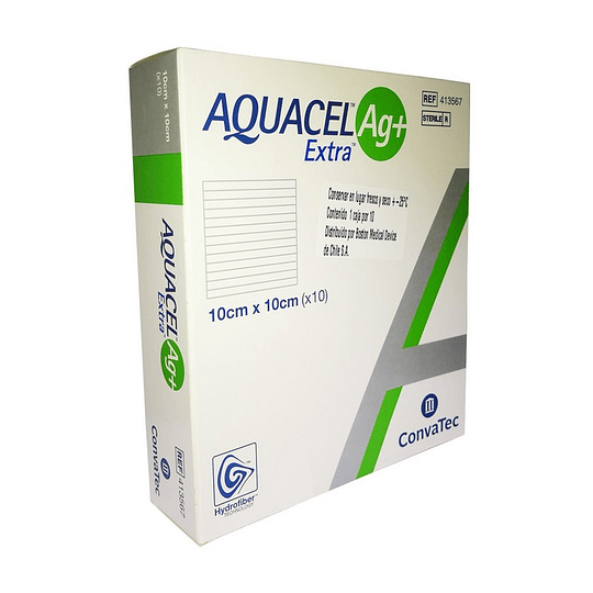 413567 – Convatec Aquacel AG Alginato Plata 10x10cm