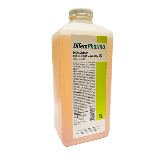 Dichlorexan – Clorhexidina Gluconato 2% – 1000cc – Jabón Líquido