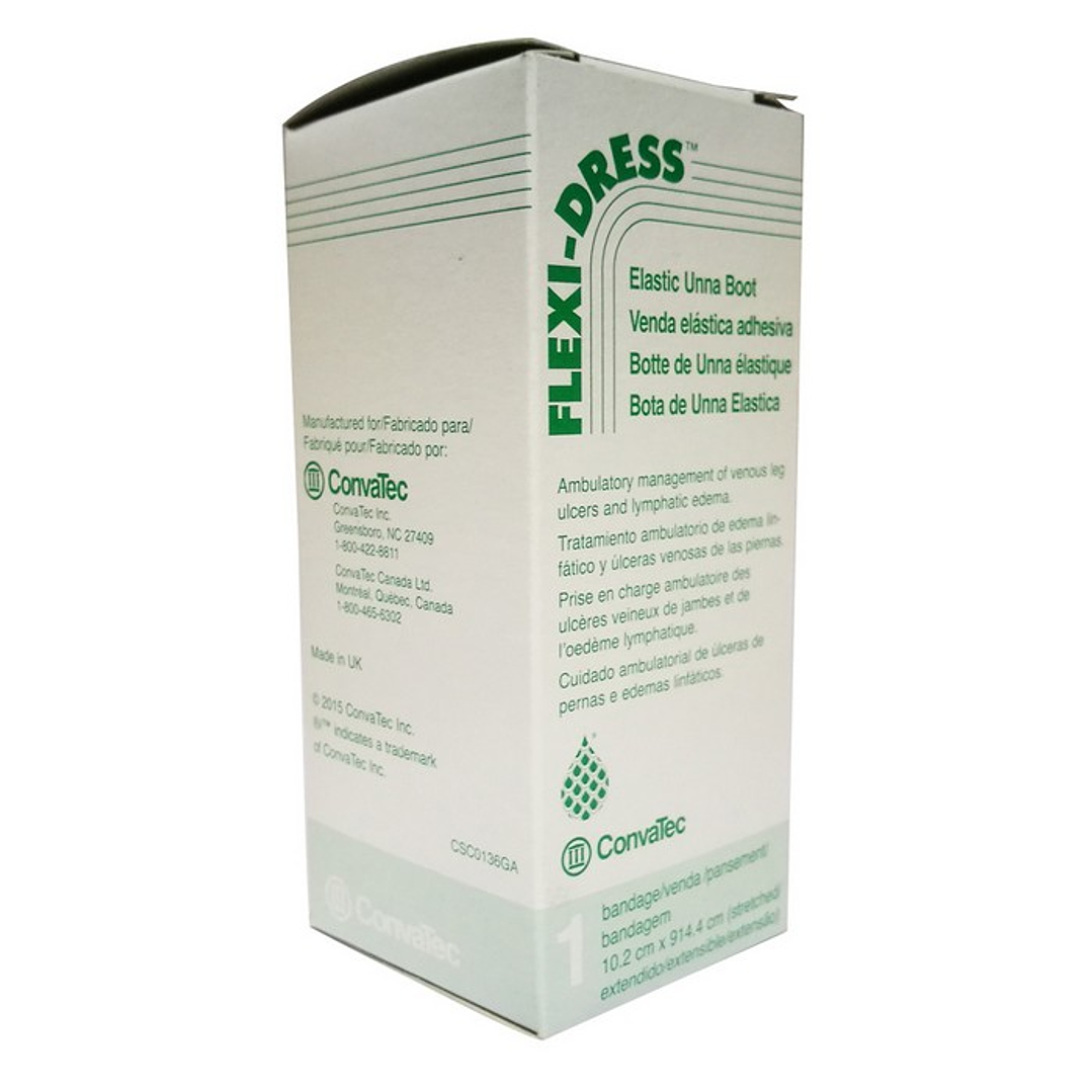 Venda Elástica Adhesiva Flexidress 10,2cm x 914,4cm 1