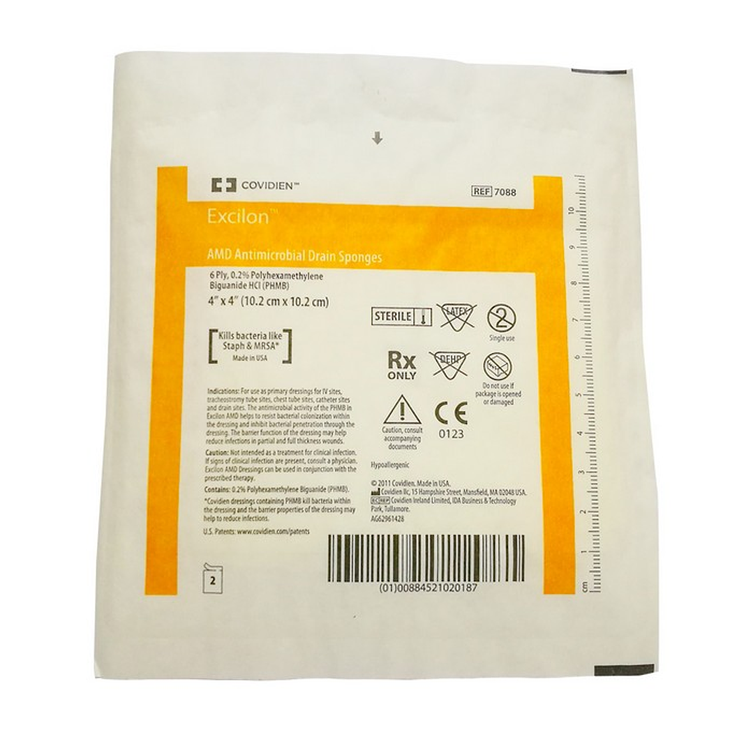 Covidien Excilon AMD Esponja Antimicrobial – Dif. Medidas 1