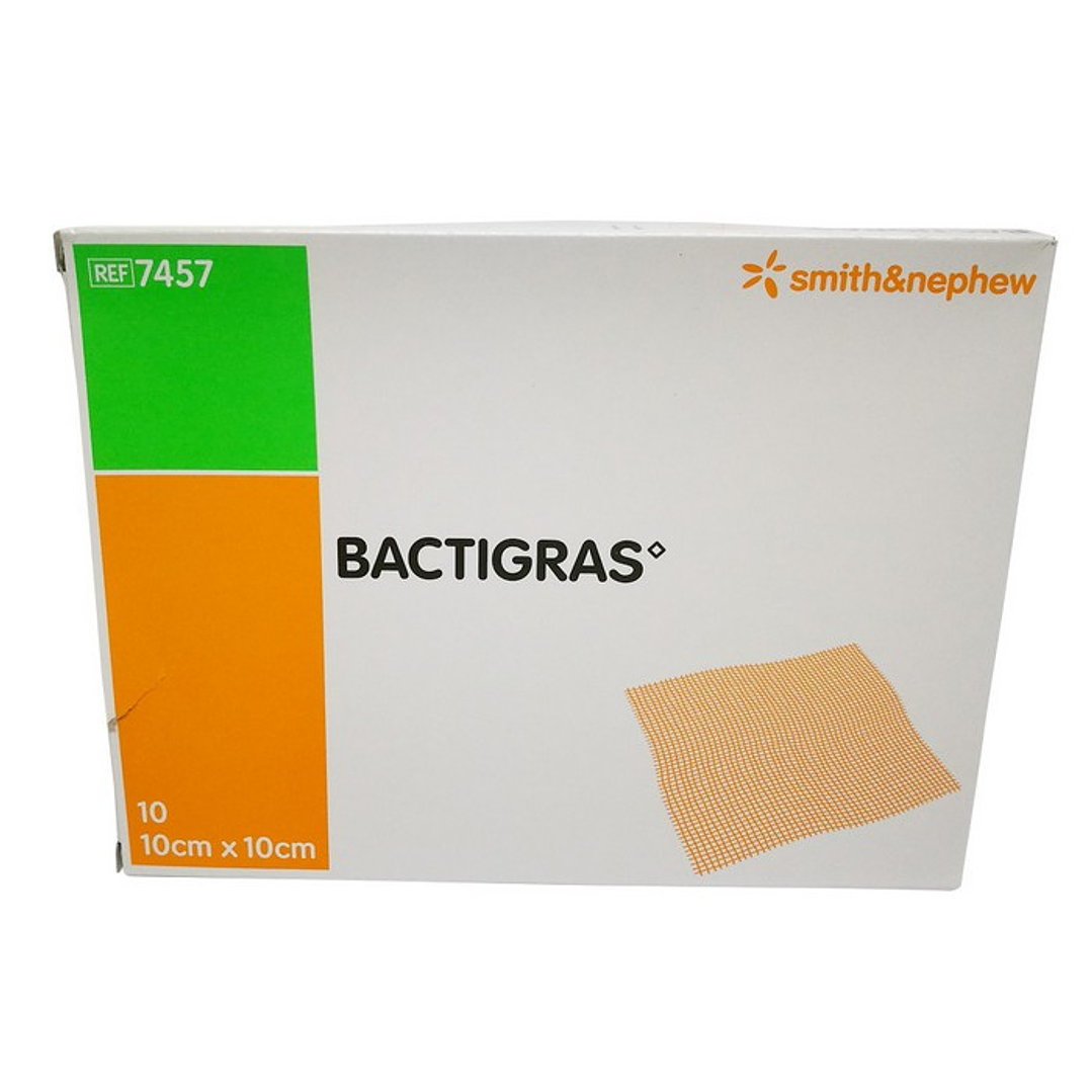 Bactigras – Apósito de Gasa Parafinada con Clorhexidina 10x10cm - REF 7457 5