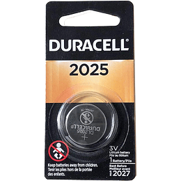 Batería de Litio tipo Botón Duracell DL2025