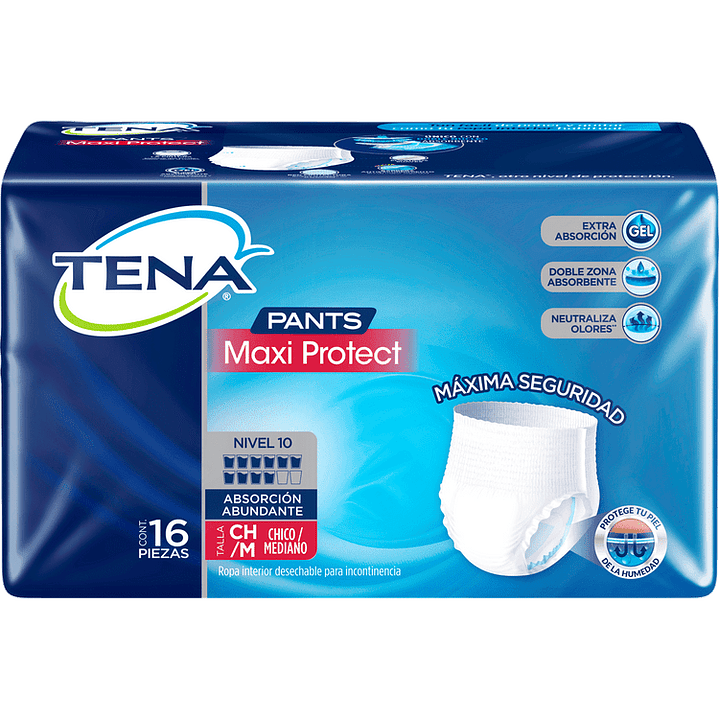 Tena Pants — Tallas — 16 Unidades 1