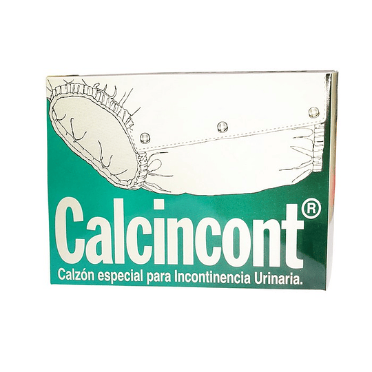 Calzón Incontinencia Urinaria — Calcincont — Tallas