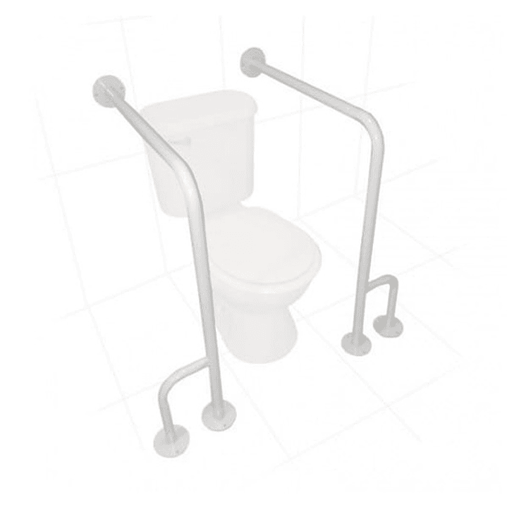 Barra Apoyo Esmaltada Tipo L — Izquierda 2