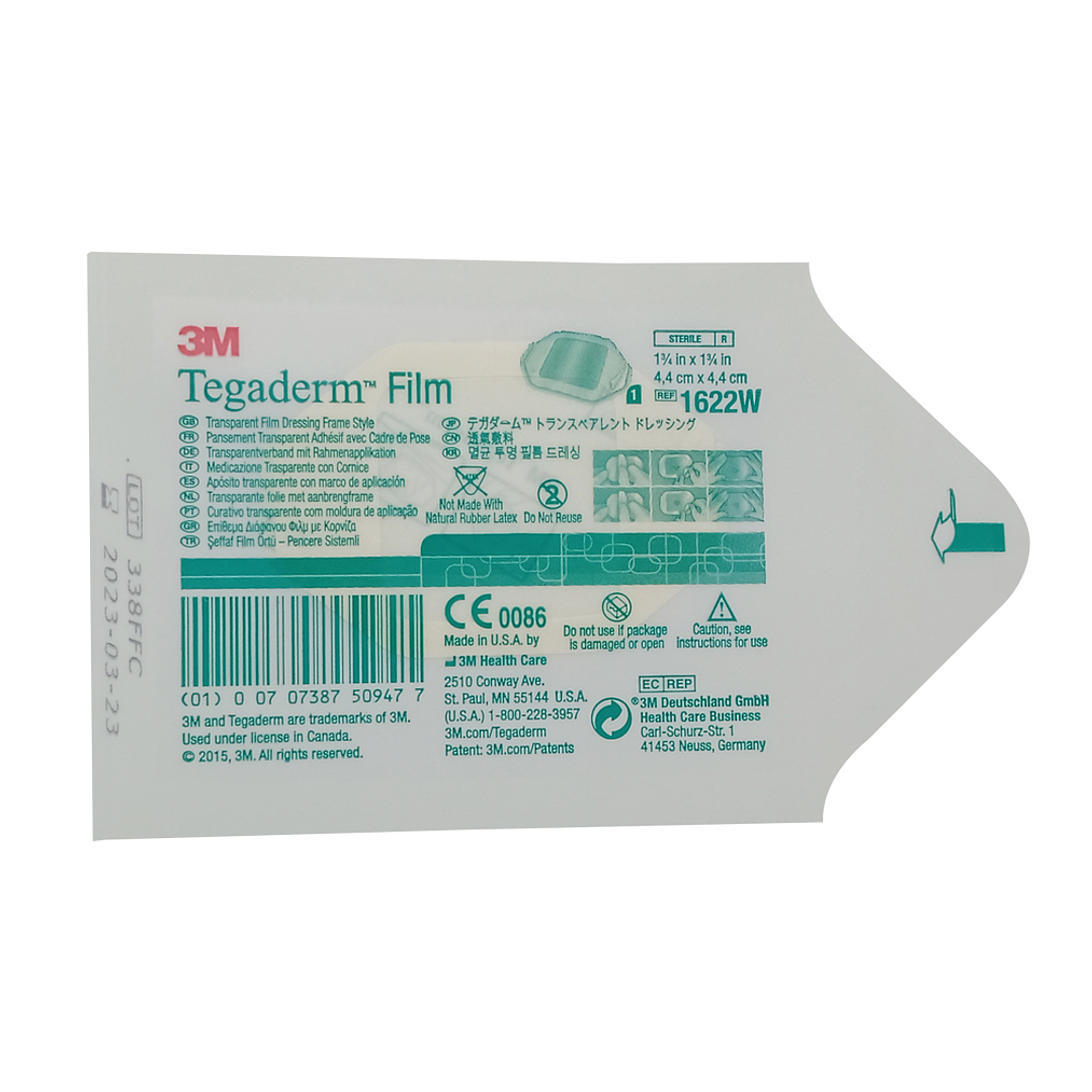 Apósito Transparente Impermeable — Tegaderm Film — Medidas 2