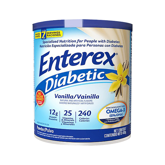 Enterex Diabetic — Sabor Vainilla — 400 gr