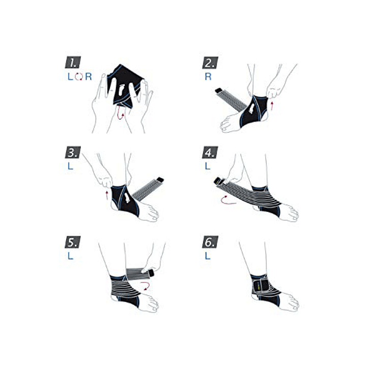 Tobillera TaloWrap Elasticada - Actimove - Tallas 3