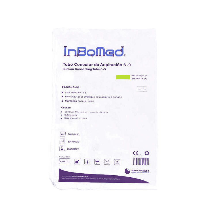 Tubo Conductor 6-9mm x 3.0 mts Inbomed 2