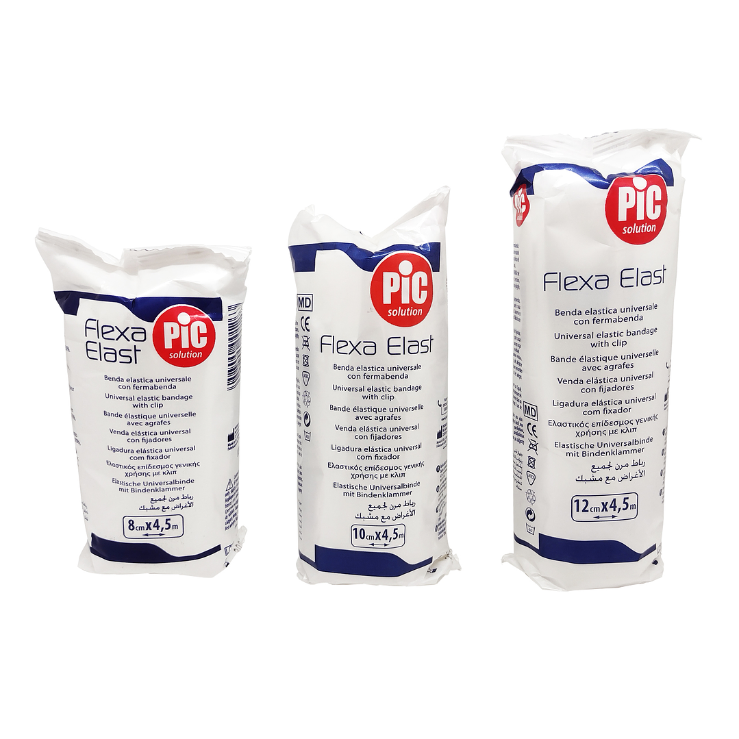 Venda Elástica Universal Blanca 4,5mt - PIC - Medidas 1