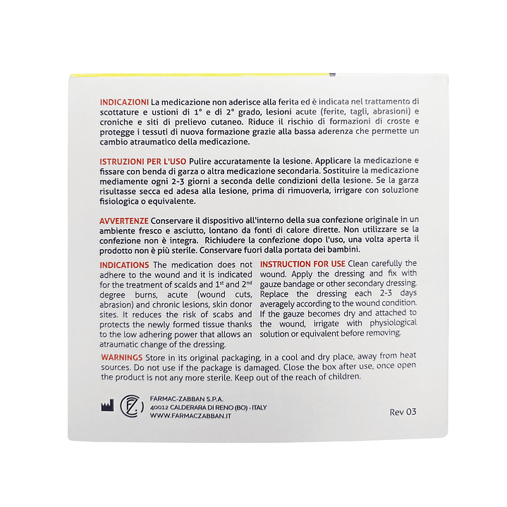 Gasa Parafinada Farmactive 10 x 10 cm (36 un) 2