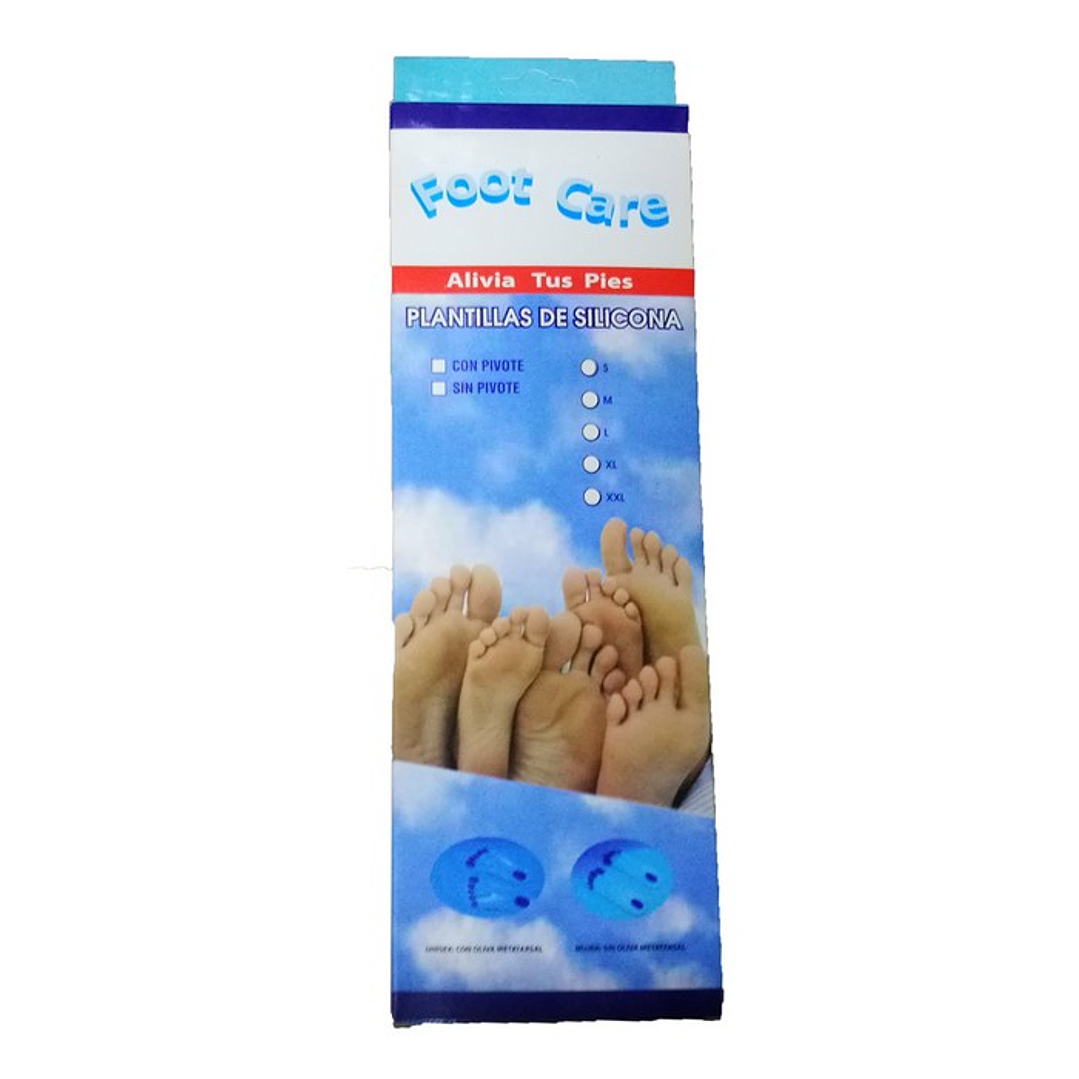 Plantilla Silicona sin Pivote - FootCare 1