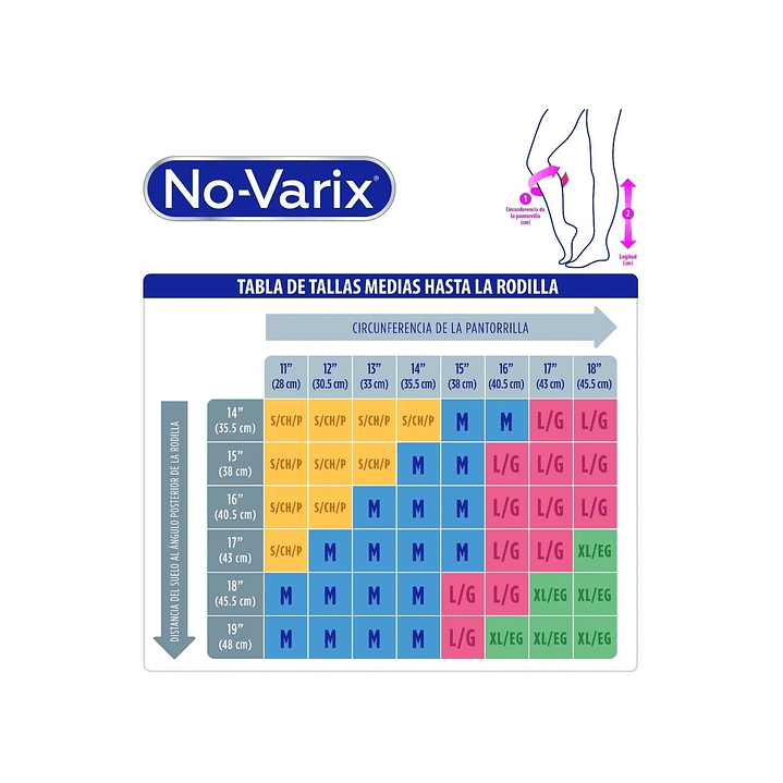Medias de Compresión No-Varix 15-20mmHg 3