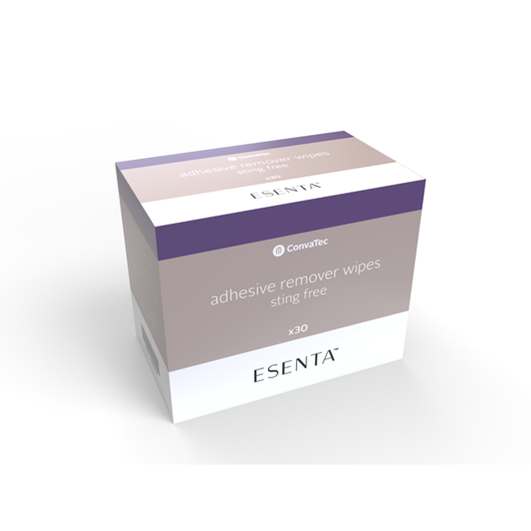 Removedor de Adhesivo sin Ardor Esenta — 30 Toallitas — Convatec 1