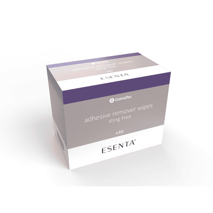 Removedor de Adhesivo sin Ardor Esenta — 30 Toallitas — Convatec 1