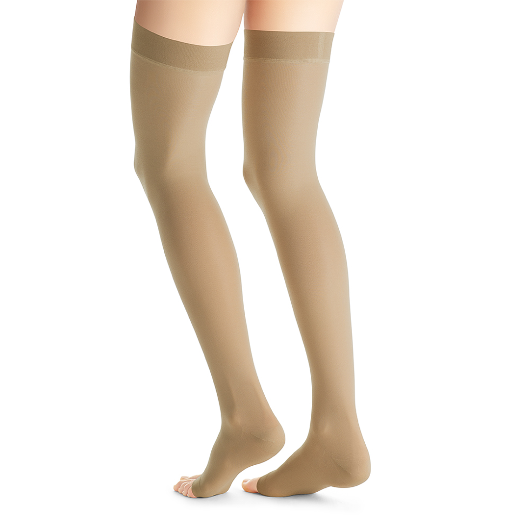 Media Liga UltraSheer 15-20 mmHg Jobst - Punta Abierta  2