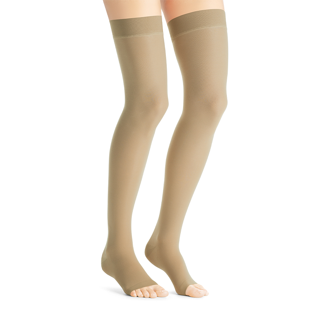Media Liga UltraSheer 15-20 mmHg Jobst - Punta Abierta  4