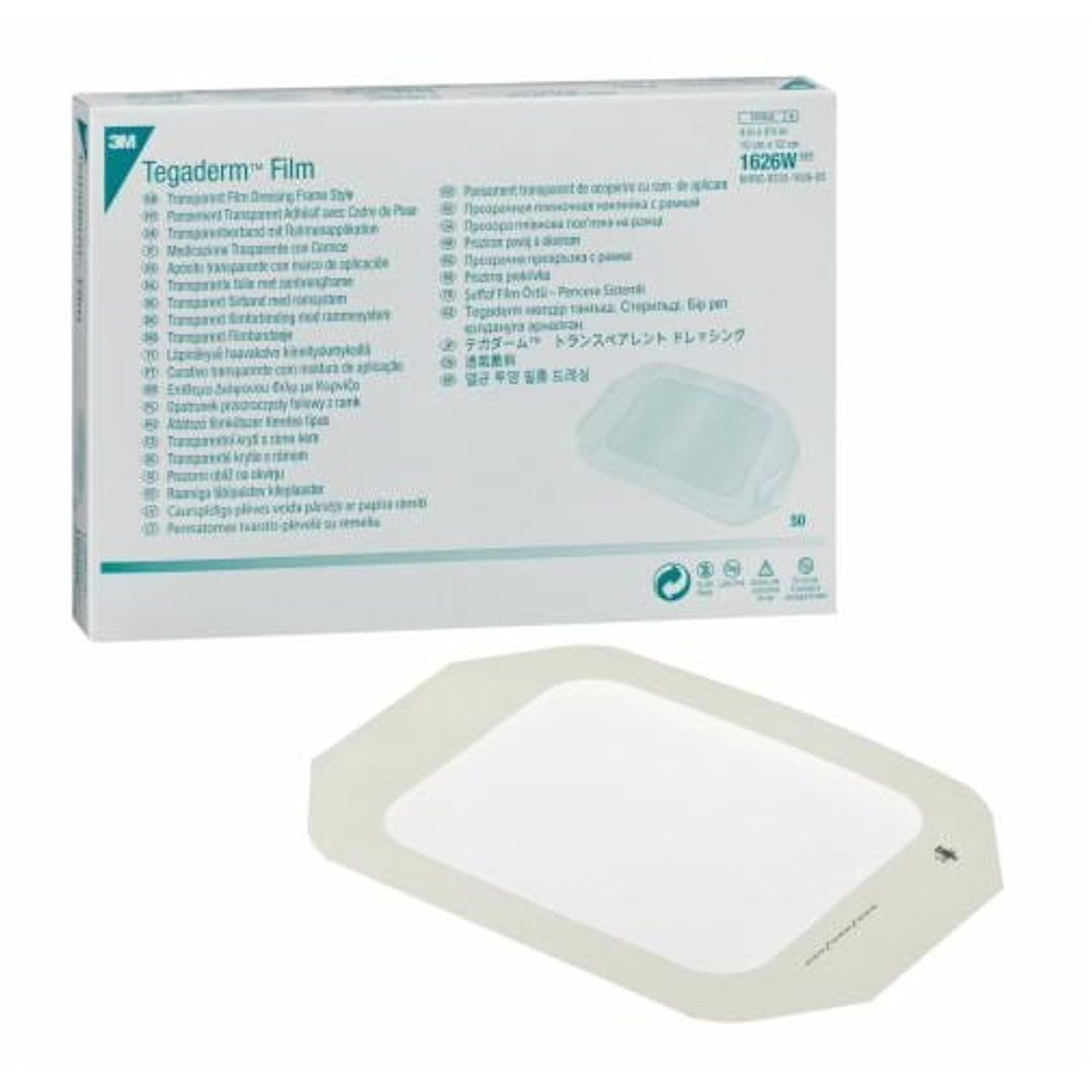 Apósito Transparente Impermeable — Tegaderm Film — Medidas 1