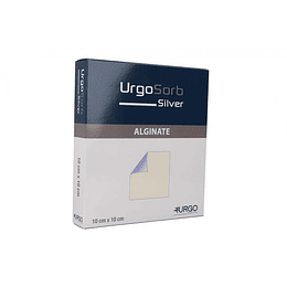 Apósito Absorbente Alginato + Plata — Urgo Sorb Silver — 10x10 cm — 503134  