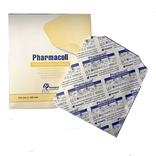 Apósito Hidrocoloide Pharmacoll Thin — 10x10 cm — REF. COLLT100100